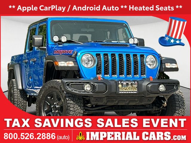 Hydro Blue Pearlcoat 2021 Jeep Gladiator Pickup Truck Four-Wheel Drive 6-Speed Manual