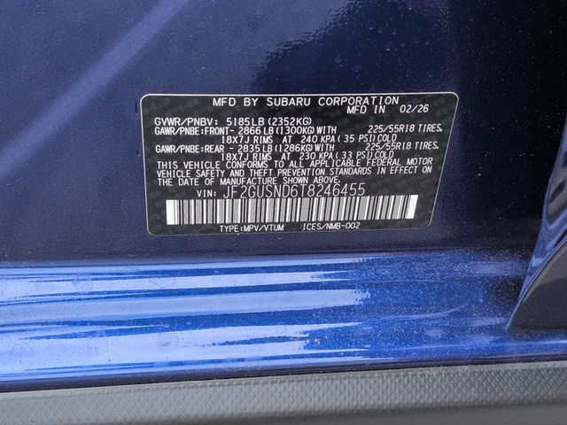 New 2026 Blue Subaru Limited image 40