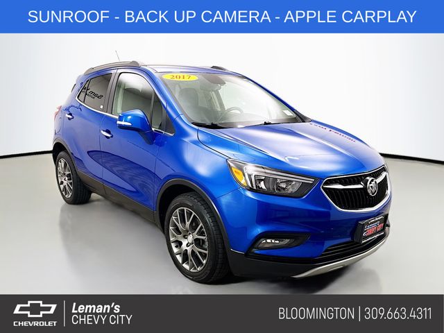 Brilliant Blue Metallic 2017 Buick Encore Sport Touring FWD SUV / Crossover Front-Wheel Drive 6-Speed Automatic Overdrive