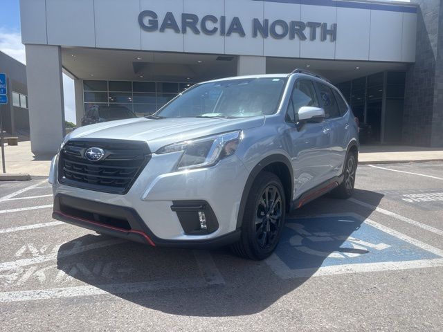 Ice Silver Metallic 2024 Subaru Forester Sport Crossover AWD SUV / Crossover All-Wheel Drive Continuously Variable Transmission