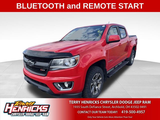 Red Hot 2017 Chevrolet Colorado Pickup Truck Four-Wheel Drive 8-Speed Automatic