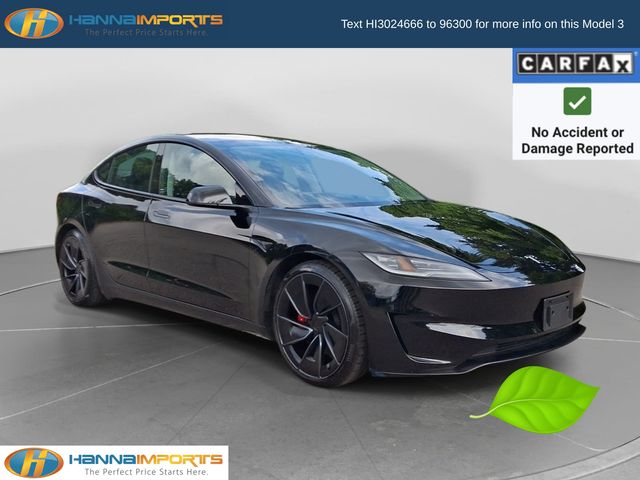 2024 Tesla Model 3 Negro Sedán Tracción en las cuatro ruedas 1 velocidad Automática