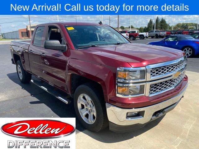Red (Deep Ruby Metallic) 2014 Chevrolet Silverado 1500 Pickup Truck Four-Wheel Drive 6-Speed Automatic Overdrive