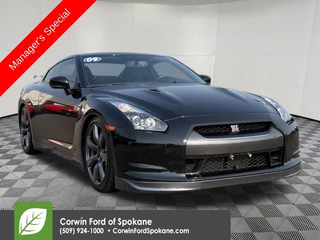 Black Obsidian 2009 Nissan GT-R Coupe All-Wheel Drive 6-Speed Dual Clutch