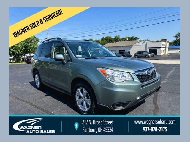 Jasmine Green Metallic 2014 Subaru Forester 2.5i Premium SUV / Crossover All-Wheel Drive Continuously Variable Transmission