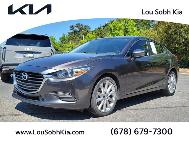 Machine Gray Metallic 2017 Mazda MAZDA3 Touring Sedan Front-Wheel Drive 6-Speed Automatic