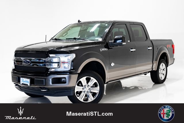 Black 2018 Ford F-150 Pickup Truck Four-Wheel Drive Automatic