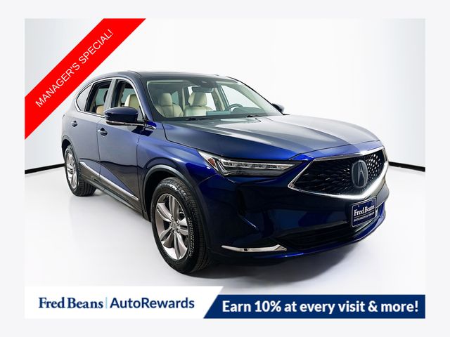 Blue 2022 Acura MDX SH-AWD SUV / Crossover All-Wheel Drive Automatic