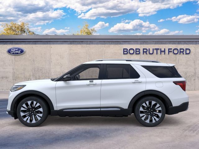 2026 Ford Explorer Platinum White at Bob Ruth Ford