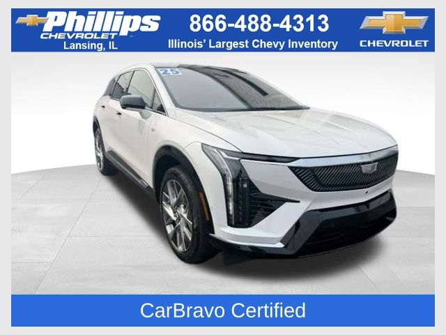 Crystal White Tricoat 2025 Cadillac OPTIQ SUV / Crossover All-Wheel Drive 1-Speed Automatic