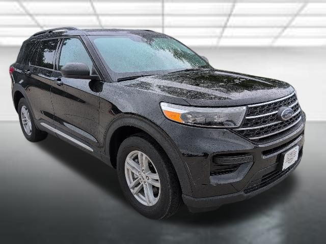 Black Metallic 2023 Ford Explorer SUV / Crossover All-Wheel Drive Automatic