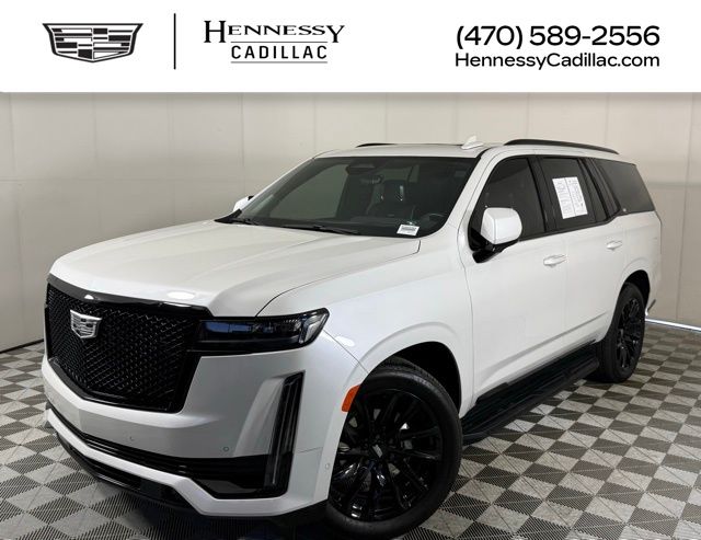 Crystal White 2024 Cadillac Escalade SUV / Crossover Four-Wheel Drive Automatic