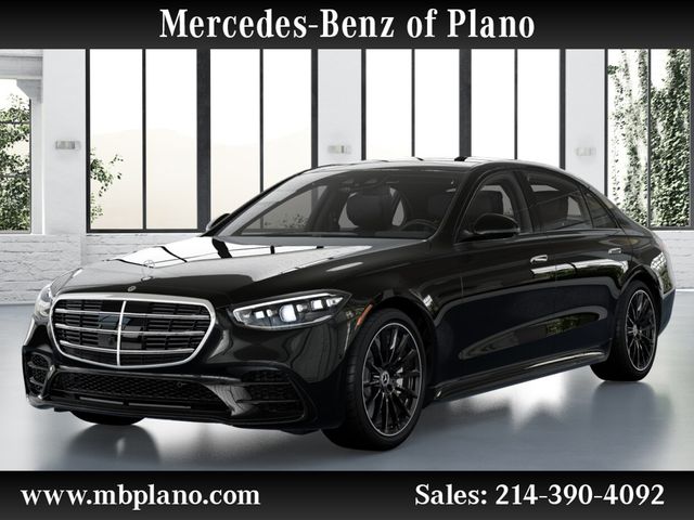 Obsidian Black Metallic 2026 Mercedes-Benz S-Class Sedan All-Wheel Drive 9-Speed Automatic