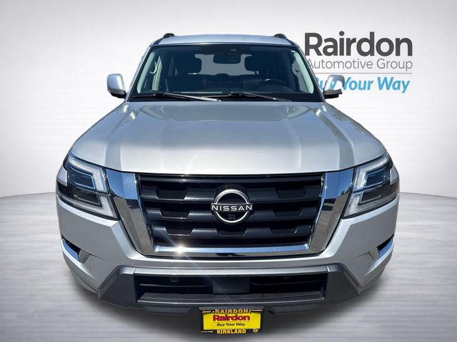 Brilliant Silver Metallic 2021 Nissan Armada SUV / Crossover Four-Wheel Drive 7-Speed Automatic