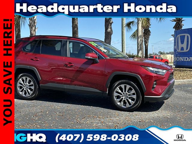 Red (Ruby Flare Pearl) 2023 Toyota RAV4 XLE Premium FWD SUV / Crossover Front-Wheel Drive 8-Speed Automatic
