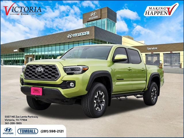 Green (Electric Lime) 2023 Toyota Tacoma Pickup Truck Four-Wheel Drive 6-Speed Automatic