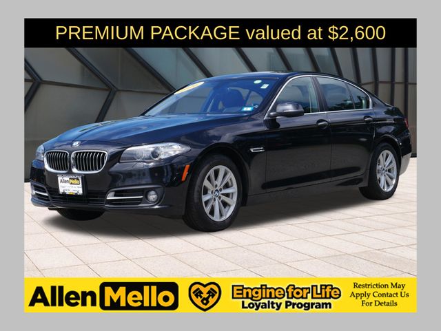Black Sapphire Metallic 2016 BMW 5 Series Sedan All-Wheel Drive 8-Speed Automatic
