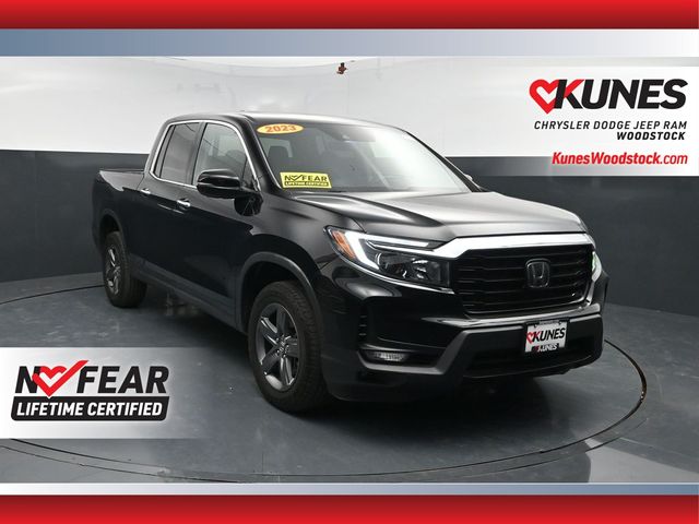 Crystal Black Pearl 2023 Honda Ridgeline Pickup Truck All-Wheel Drive 9-Speed Automatic