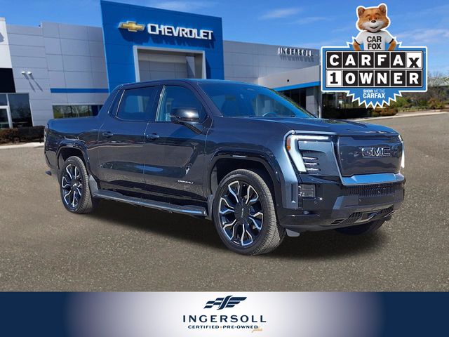 Deep Ocean Metallic 2025 GMC Sierra EV Pickup Truck All-Wheel Drive 1-Speed Automatic