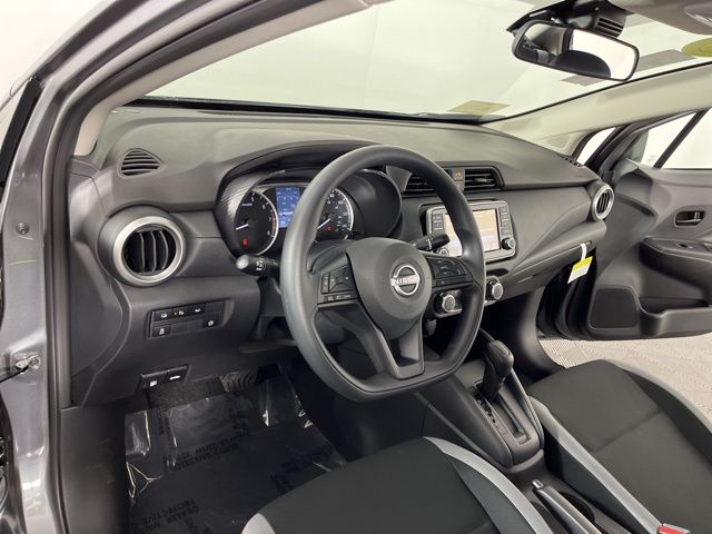 2025 Gun Metallic Nissan Versa 1.6 S FWD Sedan