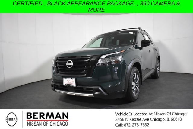 Obsidian Green Pearl/Super Black 2024 Nissan Pathfinder SL 4WD SUV / Crossover All-Wheel Drive 9-Speed Automatic