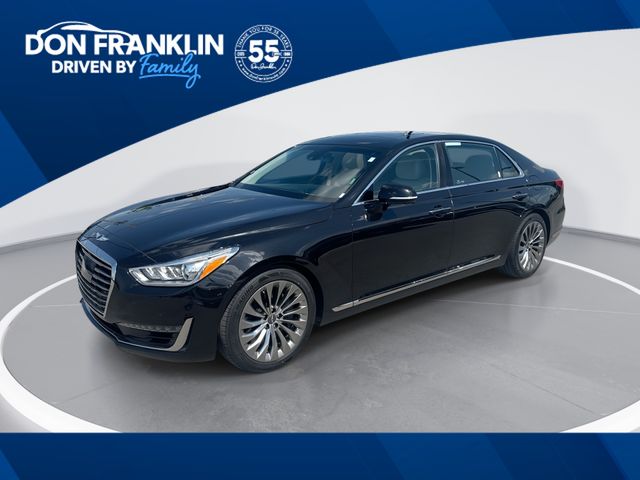 Black 2019 Genesis G90 3.3T Premium RWD Sedan Rear-Wheel Drive 8-Speed Automatic