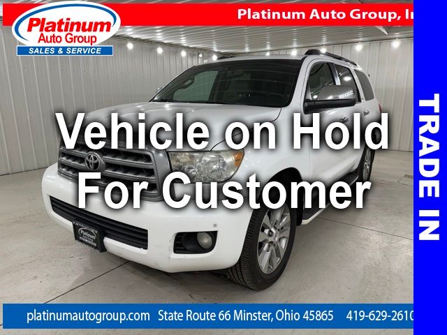 Super White 2008 Toyota Sequoia Limited 4WD SUV / Crossover Four-Wheel Drive 6-Speed Automatic Overdrive
