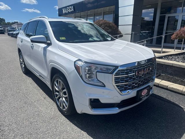 White Frost Tricoat 2023 GMC Terrain SUV / Crossover All-Wheel Drive 9-Speed Automatic