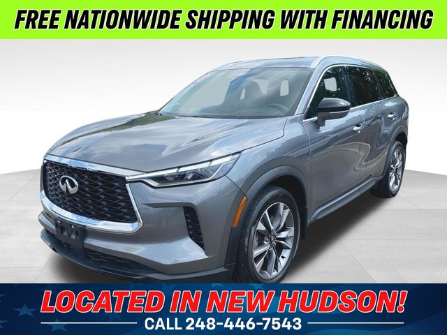 Gray (Graphite Shadow) 2023 INFINITI QX60 SUV / Crossover All-Wheel Drive 9-Speed Automatic