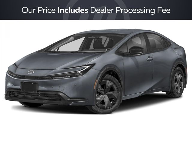 Gray 2026 Toyota Prius Hatchback Front-Wheel Drive Continuously Variable Transmission