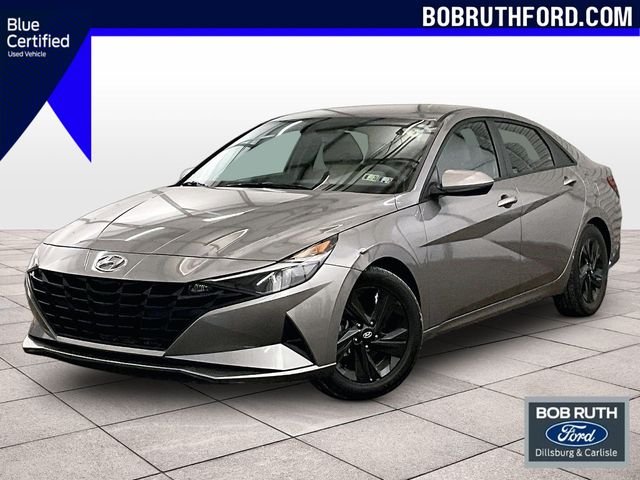 2021 Hyundai Elantra SEL Silver at Phil Fitts Ford