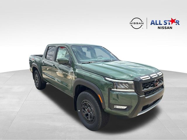 Tactical Green Metallic 2026 Nissan Frontier PRO-4X Crew Cab 4WD Pickup Truck Four-Wheel Drive 9-Speed Automatic Overdrive