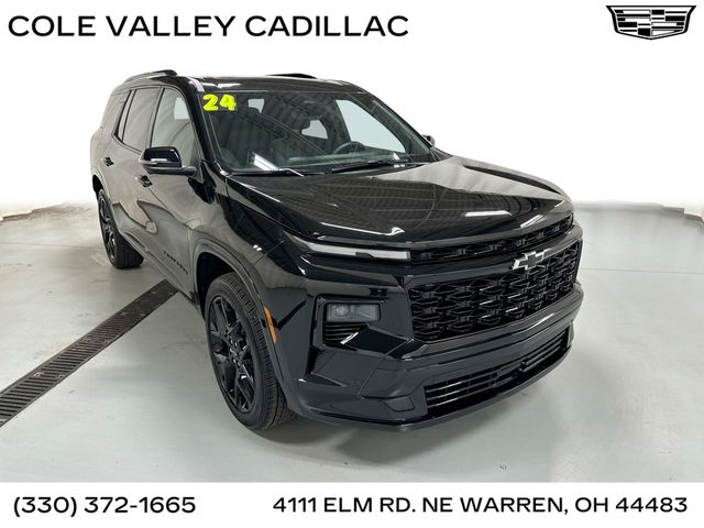 Mosaic Black Metallic 2024 Chevrolet Traverse RS AWD SUV / Crossover Four-Wheel Drive 8-Speed Automatic