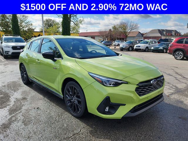 Citron Yellow Pearl 2026 Subaru Impreza RS AWD Wagon All-Wheel Drive Continuously Variable Transmission