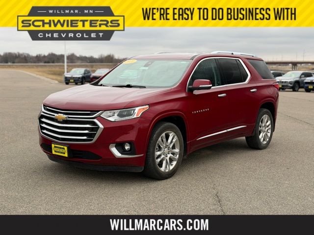 Cajun Red Tintcoat 2021 Chevrolet Traverse High Country AWD SUV / Crossover Four-Wheel Drive 9-Speed Automatic