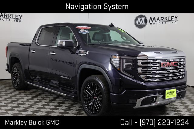 Titanium Rush Metallic 2022 GMC Sierra 1500 Denali Crew Cab 4WD Pickup Truck Four-Wheel Drive Automatic