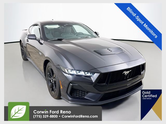 Gray Metallic 2024 Ford Mustang Coupe Rear-Wheel Drive Automatic