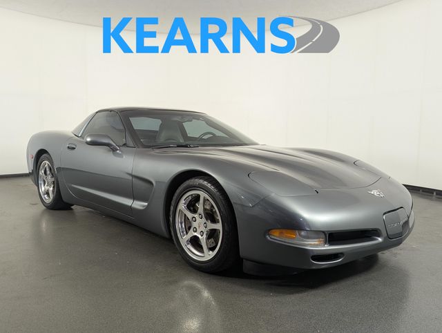 Medium Spiral Gray Metallic 2003 Chevrolet Corvette Coupe RWD Coupe Rear-Wheel Drive 4-Speed Automatic Overdrive
