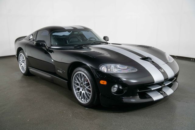 Black 1999 Dodge Viper Coupe Rear-Wheel Drive 6-Speed Manual