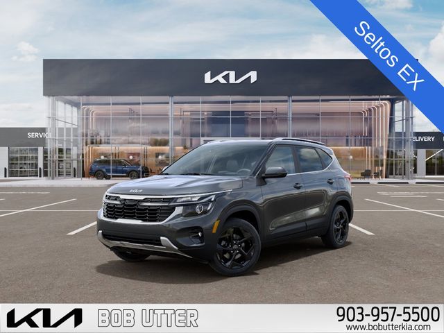 Gravity Gray 2026 Kia Seltos EX FWD SUV / Crossover Front-Wheel Drive Continuously Variable Transmission