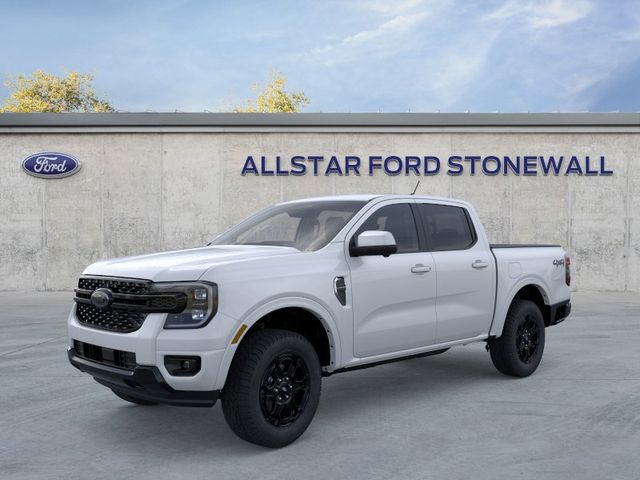 Oxford White 2026 Ford Ranger Lariat SuperCrew 4WD Pickup Truck Four-Wheel Drive Automatic