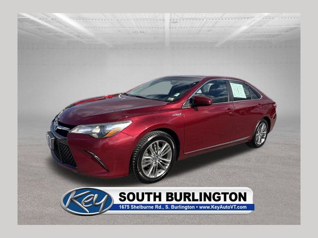 Pearl 2017 Toyota Camry Hybrid Sedan Front-Wheel Drive Continuously Variable Transmission