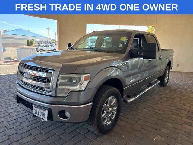 Sterling Gray Metallic 2014 Ford F-150 XLT SuperCrew 4WD Pickup Truck Four-Wheel Drive 6-Speed Automatic