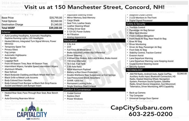 2024 Subaru Outback Limited AWD