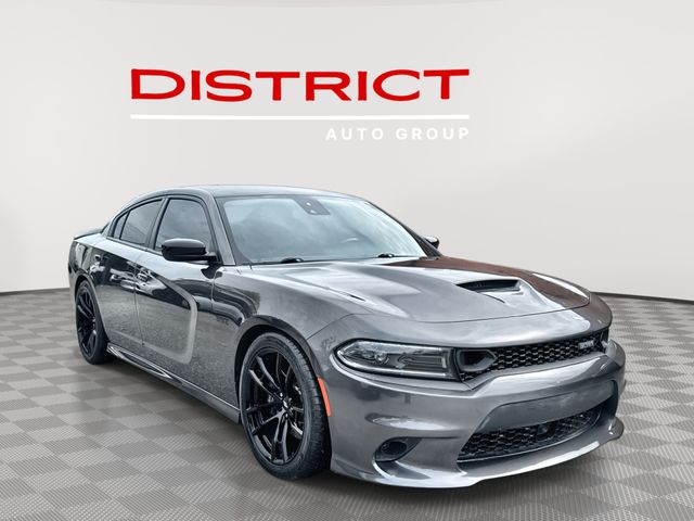 Gray (Granite Crystal Metallic Clearcoat) 2023 Dodge Charger Scat Pack RWD Sedan Rear-Wheel Drive 8-Speed Automatic