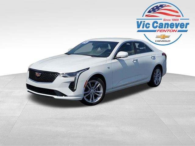 Summit White 2024 Cadillac CT4 Sedan All-Wheel Drive 8-Speed Automatic