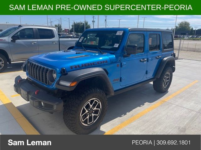 Hydro Blue Pearl Coat 2025 Jeep Wrangler SUV / Crossover Four-Wheel Drive 8-Speed Automatic