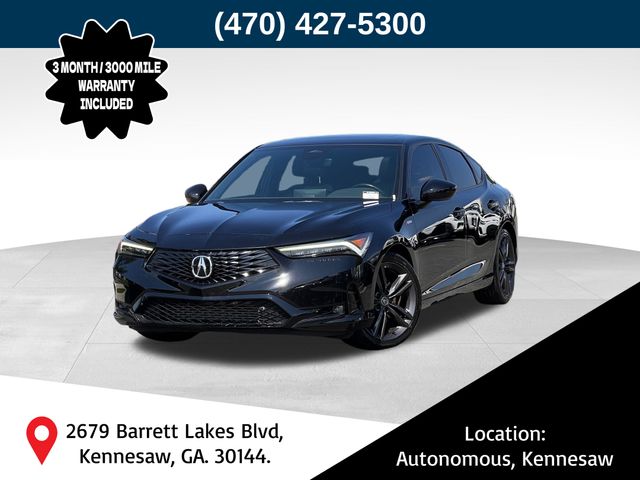 Majestic Black Pearl 2024 Acura Integra FWD with A-SPEC Package Sedan Front-Wheel Drive Continuously Variable Transmission