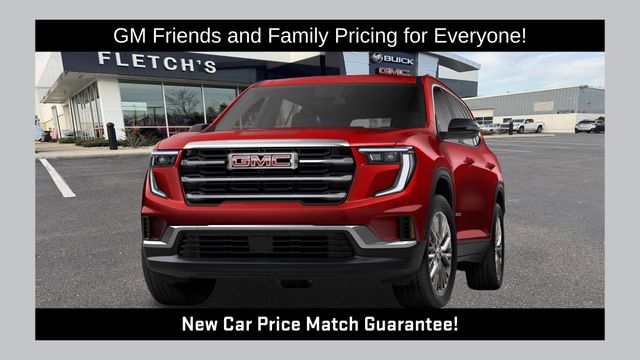 Volcanic Red Tintcoat 2026 GMC Acadia SUV / Crossover Four-Wheel Drive 8-Speed Automatic