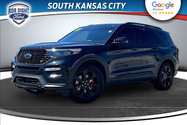 Black Metallic 2023 Ford Explorer SUV / Crossover All-Wheel Drive Automatic
